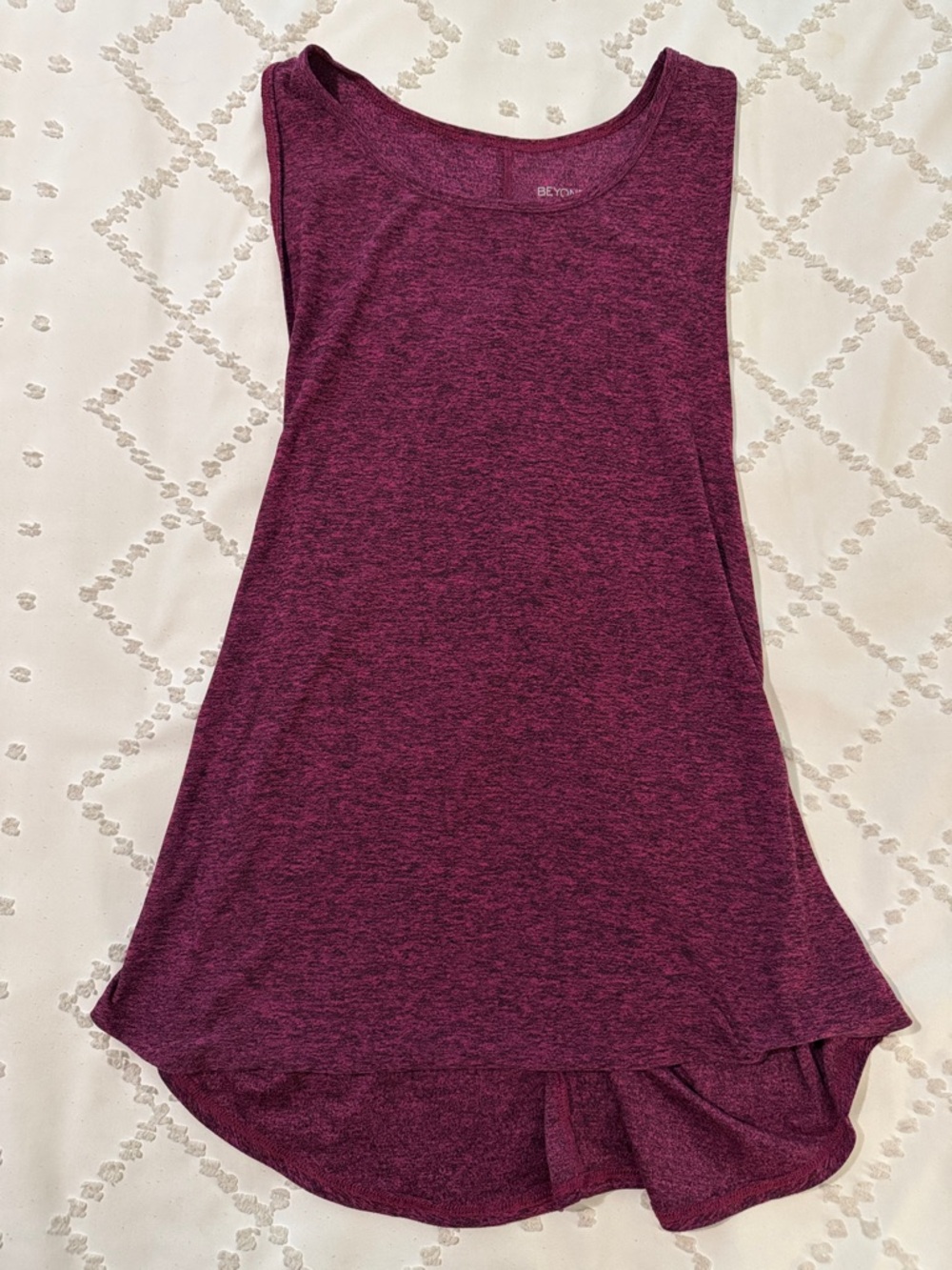 Beyond Yoga Berry Heather Stretch Tank